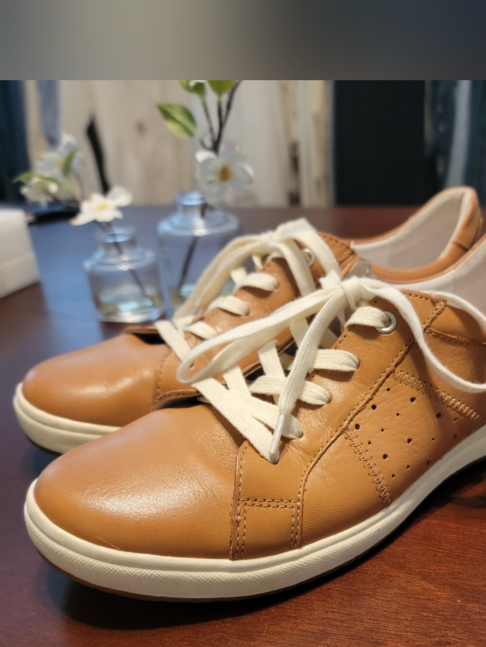 Josef Seibel Caren Leather Sneaker Size 39